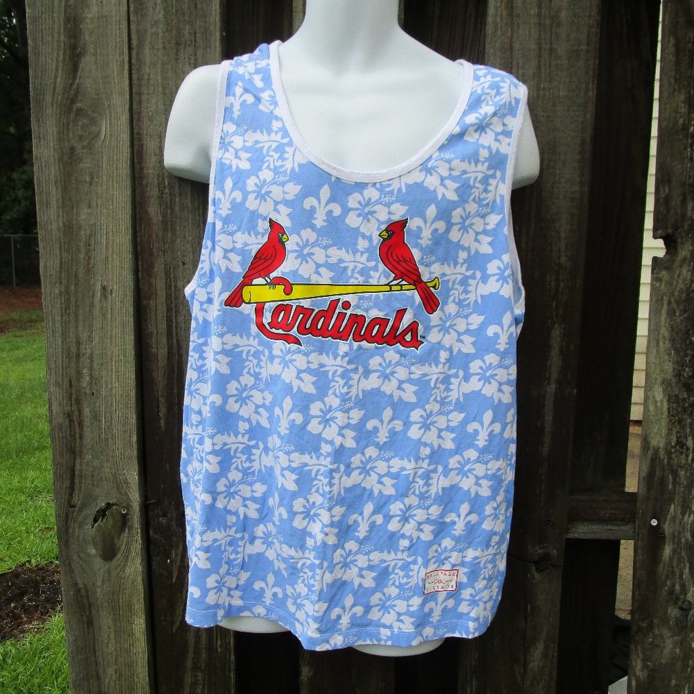 St. Louis Cardinals Baseball Fan Ballpark Village Fashion Tank Top Sz XL  Great
